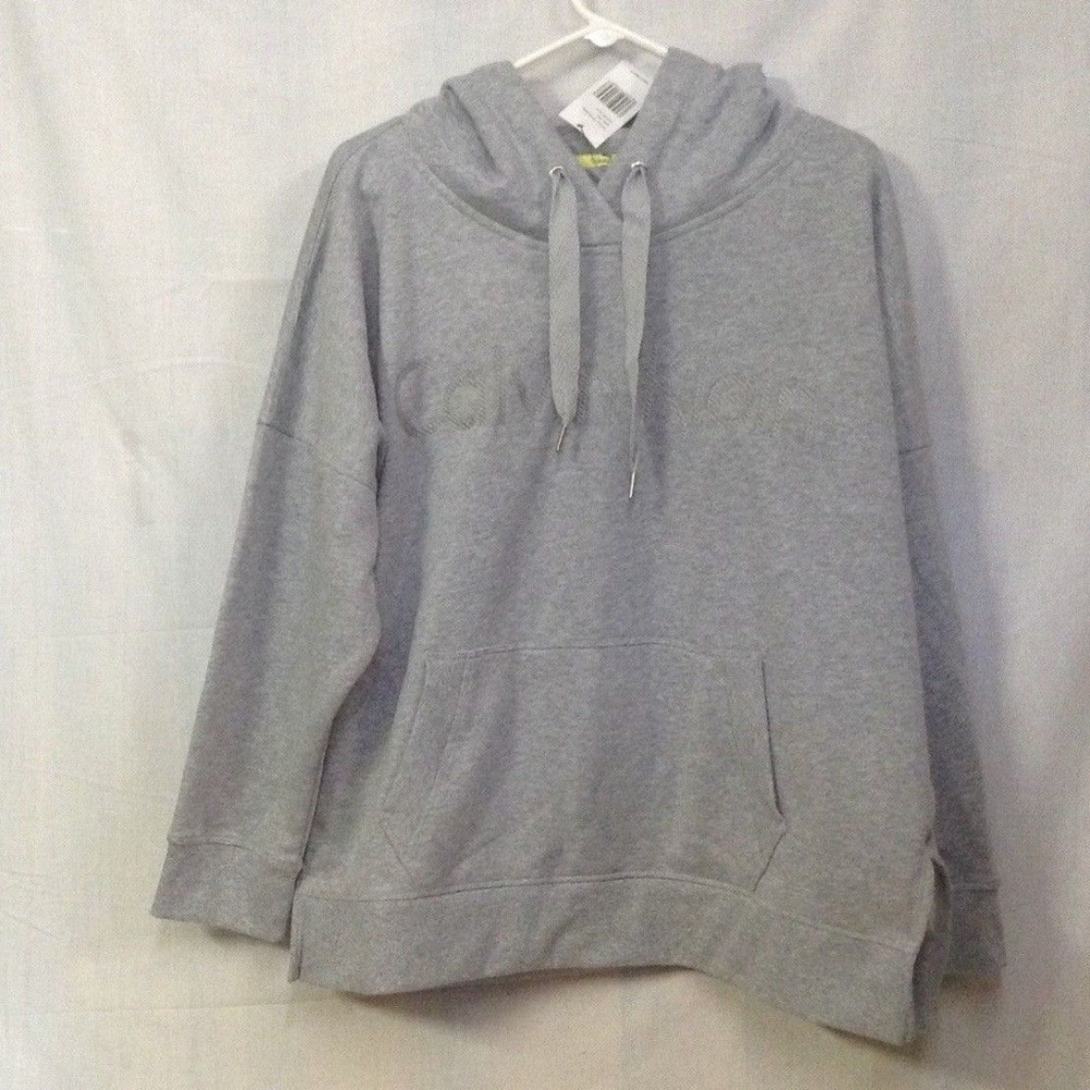 Calvin Klein Women's Grey Hoodie Size XXL